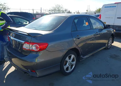 2011 Toyota Corolla S from USA, damaged, VIN 2T1BU4EE8BC623285